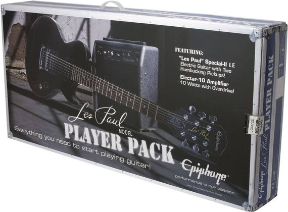 Epiphone Les Paul Special II Player Pack Ebony EB gitara elektryczna