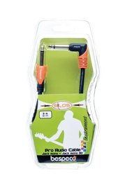 Kabel instrumentalny Bespeco Jack prosty/ Jack kątowy 6m SLPJ600