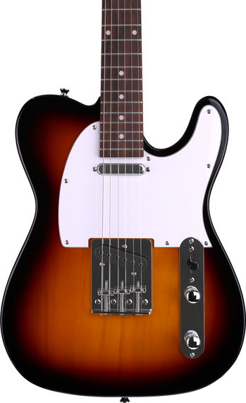 Arrow Telico TL 11 Tobacco Burst Rosewood/White – gitara elektryczna