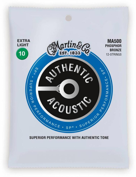 Struny do gitary akustycznej Martin MA500