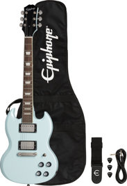 Zestaw gitara elektryczna Epiphone Power Players SG Ice Blue