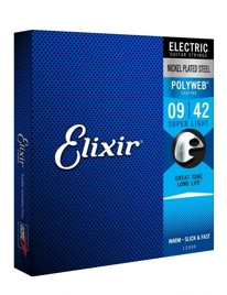 Struny do gitary elektrycznej Elixir 12000 PolyWeb Super Light 9-42